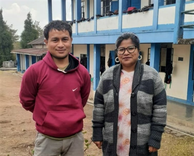 Khasi Hills teachers Lamborlang Syiem and Altresha Marbaniang