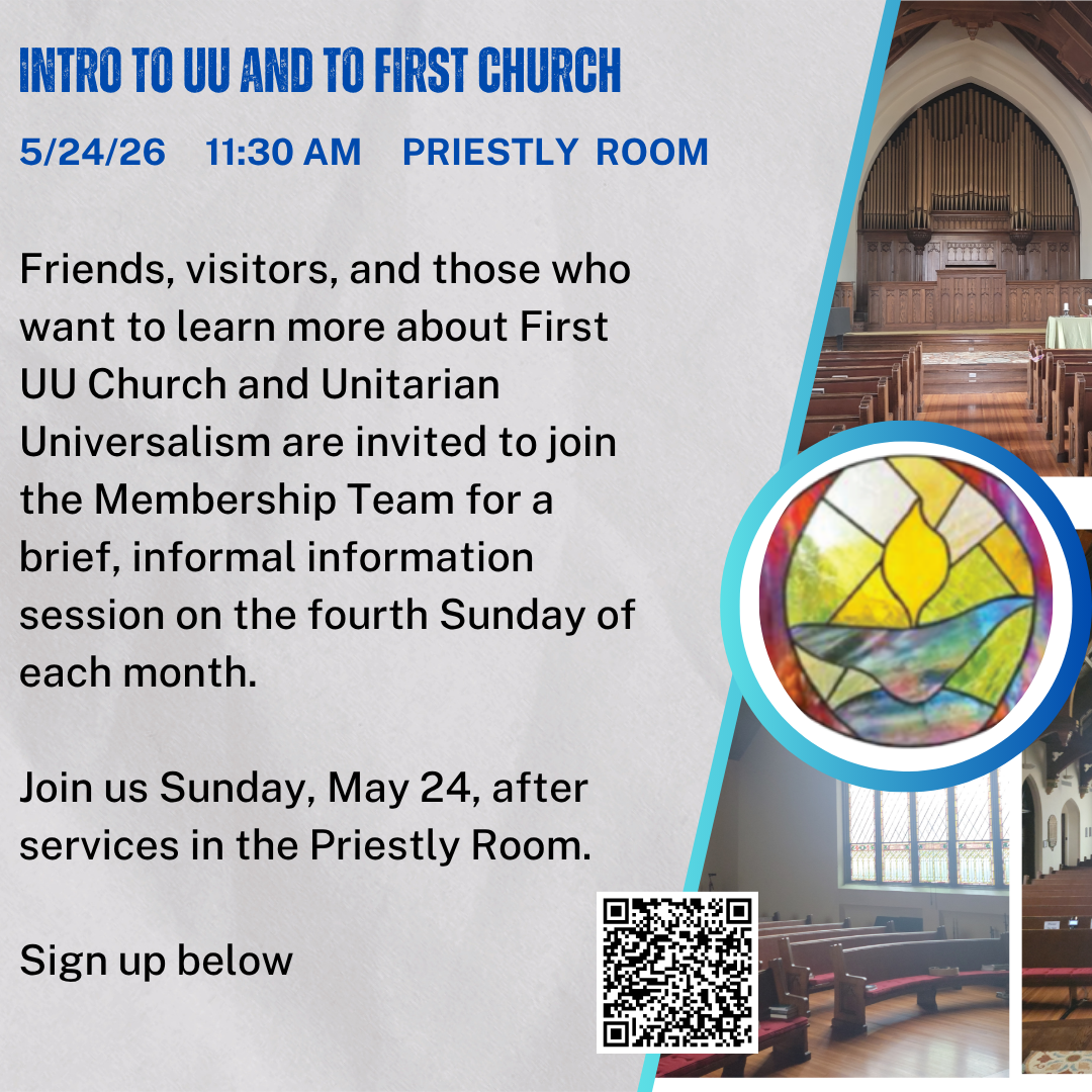 Introduction to Unitarian Universalism - First Unitarian Church of ...