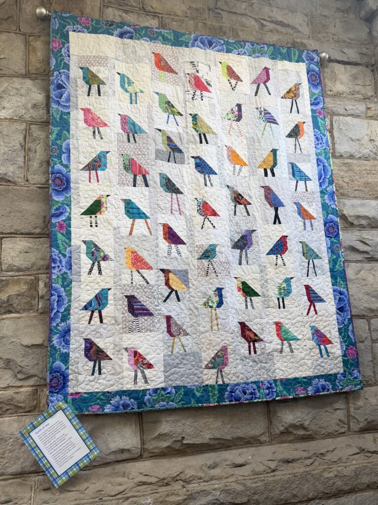 Bird quilt up for auction